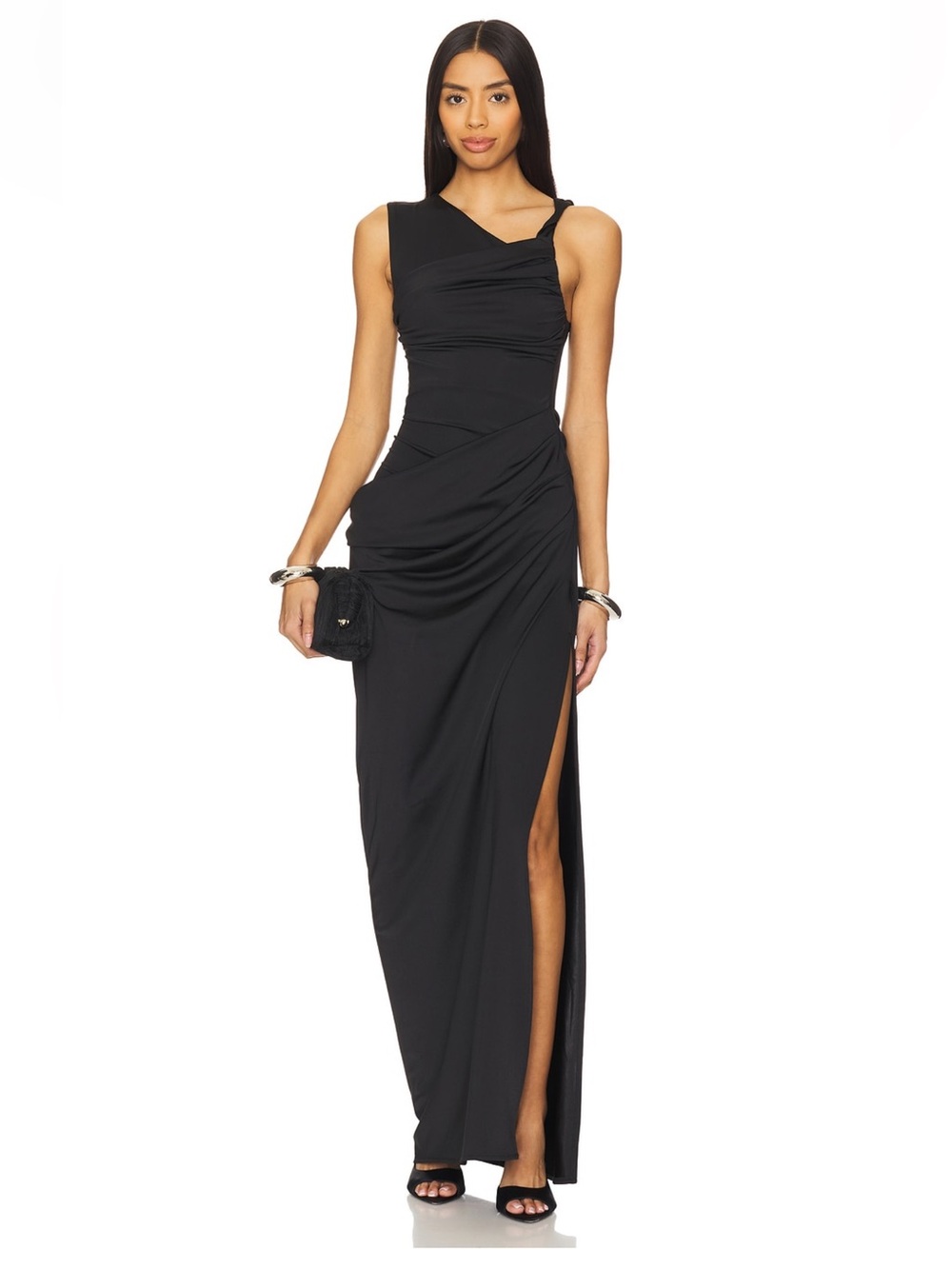 Lovers and Friends Athena Gown in Black